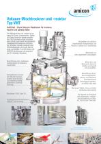 Vakuum-Mischtrockner und -reaktor Typ VMT