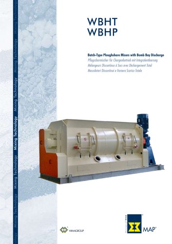 Batch-Type Ploughshare Mixers with Bomb Bay Discharge WBHT WBHP Brochure