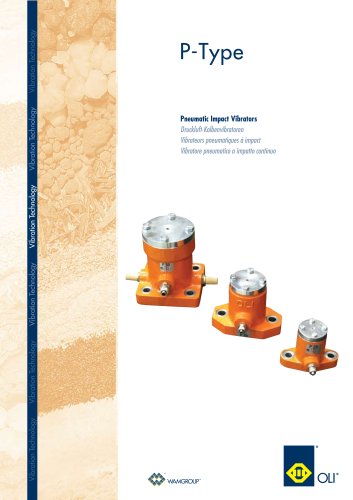 Pneumatic Import Vibrators P-TYPE Brochure