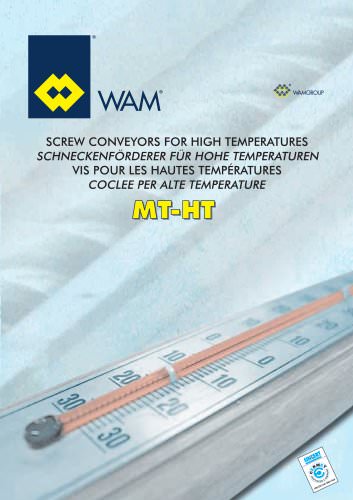 Screw conveyors for high temperatures MT-HT Brochure