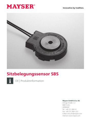 Sitzbelegungssensor SBS