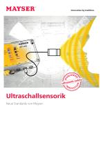 Ultraschallsensorik Broschüre - 1