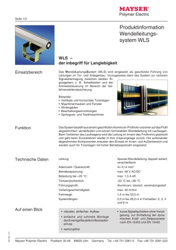 Wendelleitungssystem WLS 