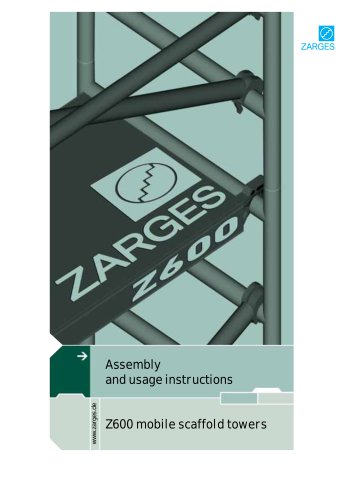 Z600 Mobile Scaffold Towers