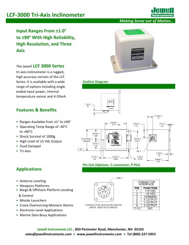 LCF 2000/3000 Inclinometer