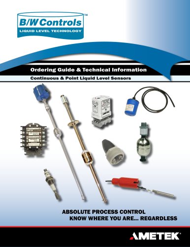 B/W Controls Catalog