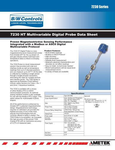       Continuous Level Measurement - 7230 