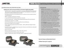 Gemco 2006 Rotary Limit Switch Datasheet