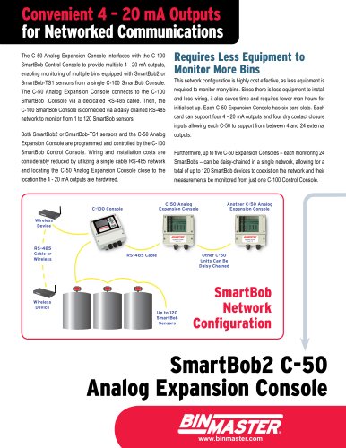 BinMaster SmartBob C-50 Expansion Console Brochure