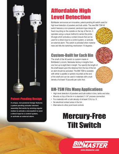 Mercury_Free Tilt Switch