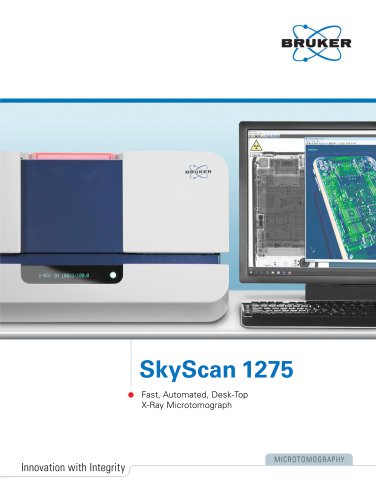 SkyScan 1275 - Fast, Automated, Desk-Top X-Ray Microtomograph