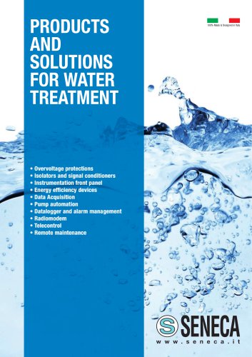 Products and solutions for Water Treatment