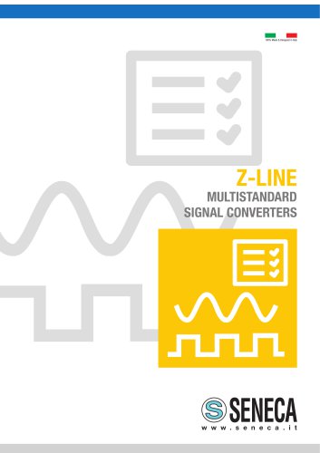 Z-LINE MULTISTANDARD SIGNAL CONVERTERS