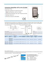 Katalog Unterbaunetzfilter für Frequenzumrichter-11