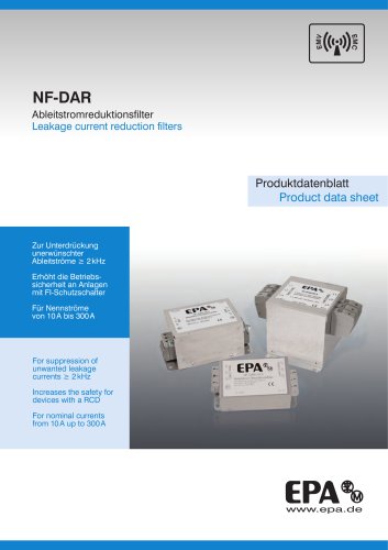 Leakage current reduction filters NF-DAR