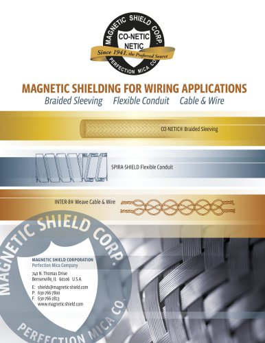 Magnetic Shielding for Wiring Applications