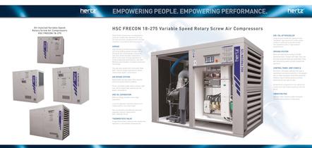 Öleingespritzte drehzahlvariable Schraubenkompressoren HSC FRECON 18-275-3