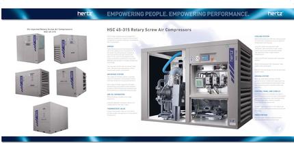 Öleingespritzte Schraubenkompressoren HSC 45-315-3