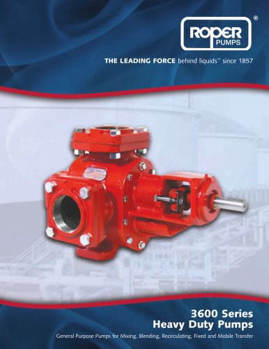 3600 Series - Heavy Duty Pumps