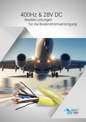 400 Hz Leitungen f&uuml;r die Bodenstromversorgung