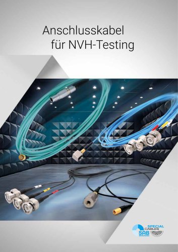 Anschlussleitungen für NVH-Testing