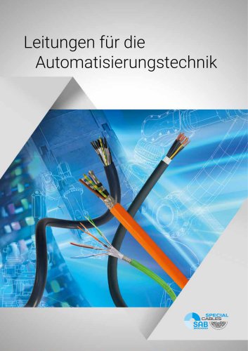 Flexible Leitungen f&uuml;r die Automatisierung