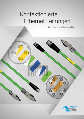 Konfektionierte Ethernet Leitungen