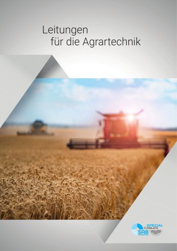 Leitungen f&uuml;r die Agrartechnik 