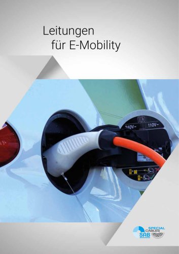 Leitungen f&uuml;r E-Mobility