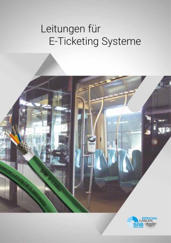 Leitungen f&uuml;r E-Ticketing Systeme
