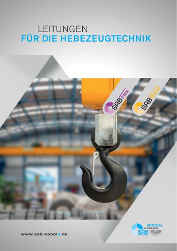 Leitungen für die Hebezeugtechnik