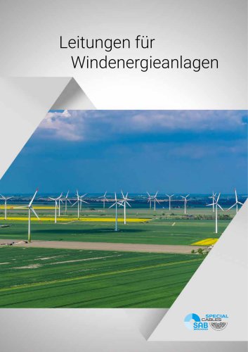 Leitungen f&uuml;r Windenergieanlagen