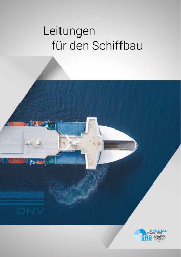 Maritime Leitungen f&uuml;r den Schiffbau