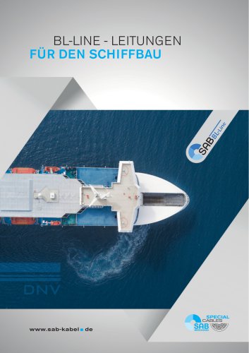 Maritime Leitungen für den Schiffbau