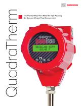 QuadraTherm The Thermal Mass Flow Meter for High Accuracy Air, Gas, and Mixture Flow Measurement