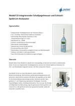 Modell 33 Integrierender Schallpegelmesser und Echtzeit - Spektrum Analysator - 1