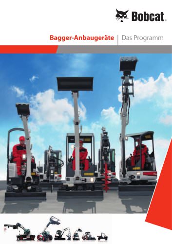 Bagger-Anbaugeräte - Das Programm