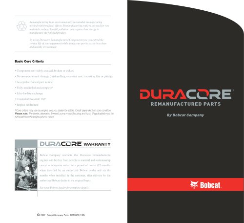 Duracore Engine Brochure