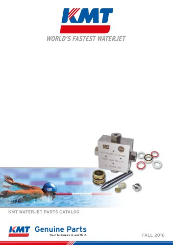 KMT Waterjet Parts Catalog - KMT Genuine Parts