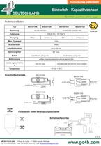 4B Binswitch - Verstopfungsschalter / Kapazitivsensor - 2