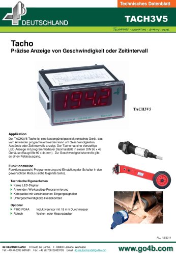 4B Tachometer