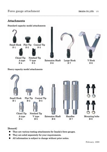 Force gauge attachment