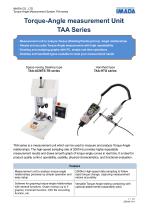 Torque-Angle Measurement Unit TAA series