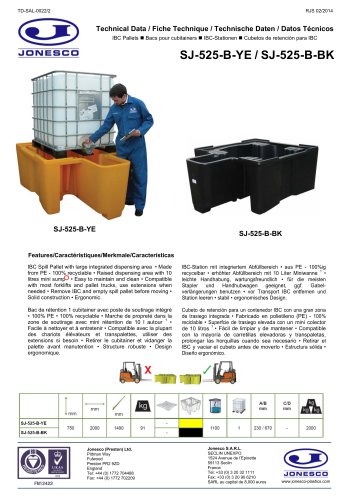 INTEGRATED IBC  SPILL PALLET  (SUMP ONLY)