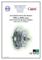 STE and STK series - electromagnetic disc brakes