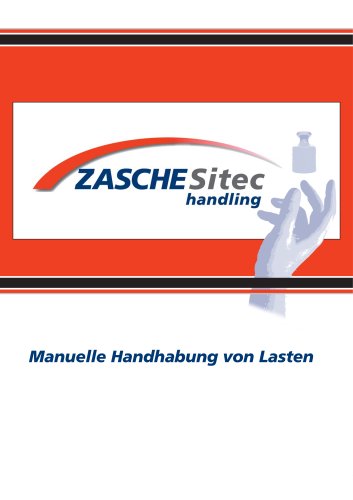 ZASCHESitec handling - Manuelle Handhabung von Lasten