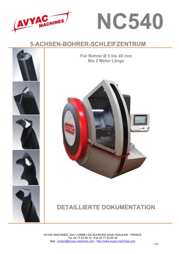 NC540 detaillierte Dokumentation