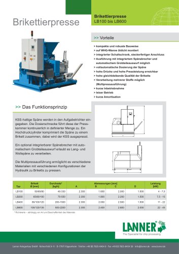 Brikettierpresse