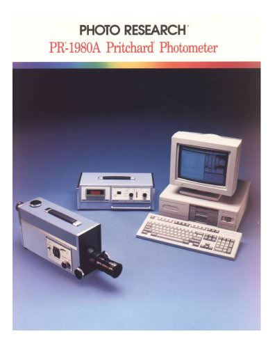 PR-1980A Pritchard Photometer