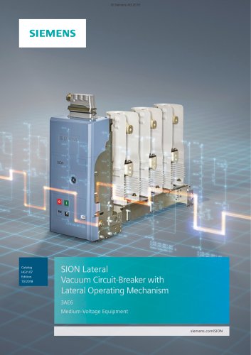 SION Lateral Vacuum Circuit-Breaker with Lateral Operating Mechanism